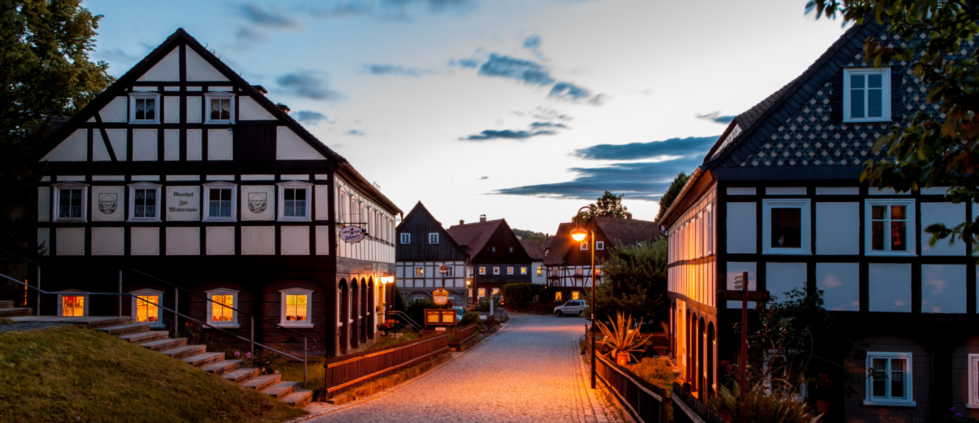 Umgebindehäuser in Großschönau Umgebindehäuser in Großschönau